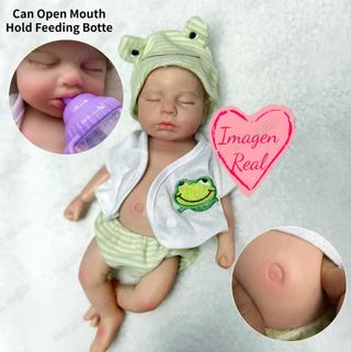 Bebé reborn muñeca silicona flexible