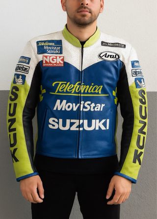 Chaqueta Moto Suzuki Movistar XL