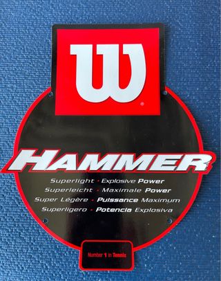 Raqueta de Tenis Wilson Hammer Hyper Roja