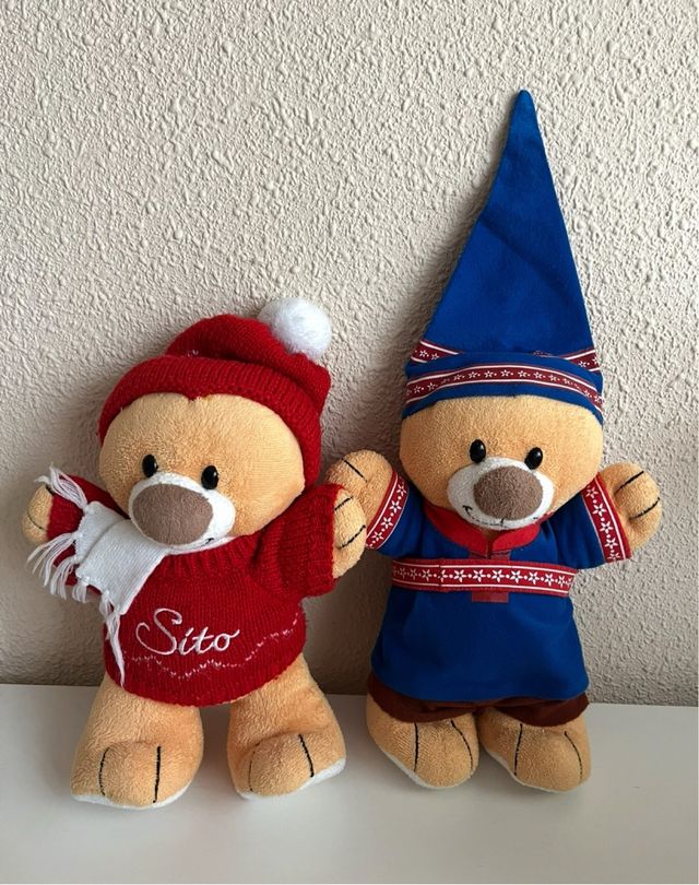 Lote 2 peluches ositos Sito