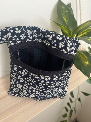 Portadocumenti/portamonete fantasia fiori