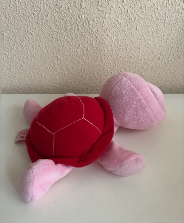 Peluche Tortuga Rosa y Roja