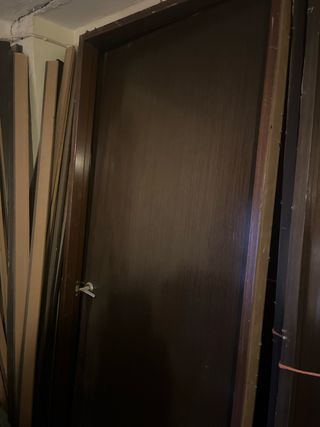 Puertas de interior madera oscura