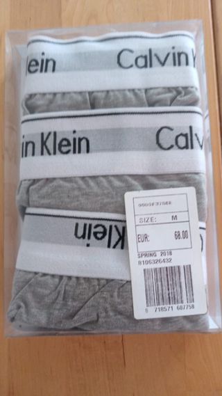 Calvin Klein Bragas Tanga Top Set Talla M