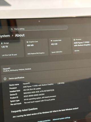 ASUS Vivobook TM420 Portátil