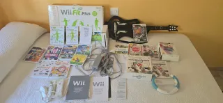 Consola wii con juegos.