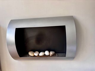 Chimenea Bioetanol de Pared en acero