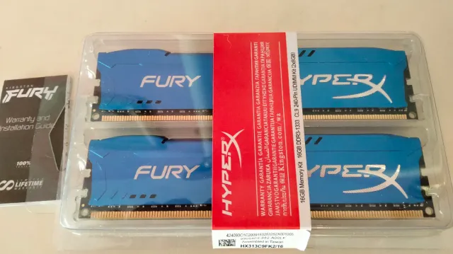 16Gb Memoria Kingston HyperX DDR3-1333