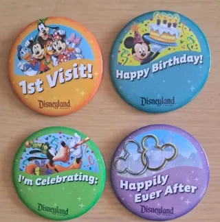 Lote 4 Chapas Disneyland Anaheim, Los Ángeles, USA