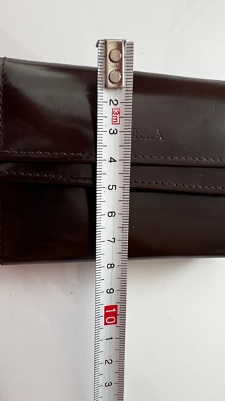 Monedero Furla Piel Marrón Compacto