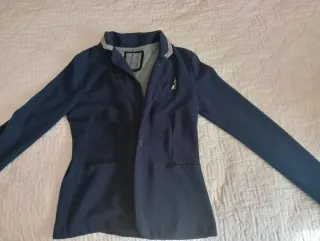 Chaqueta Americana Azul y Gris