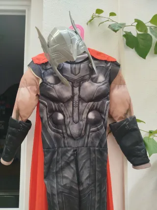 Disfraz Thor niño T.4/6 con casco