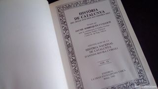 HISTÒRIA DE CATALUNYA-ANTONI ROVIRA I VIRGILI