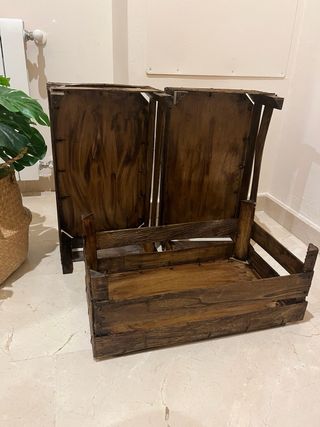 3 cajas de madera decoración