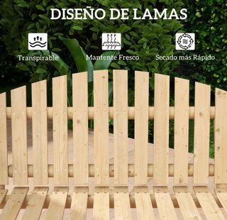 Banco Columpio de Jardín de Madera