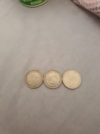 3 Monedas 5 Pesetas