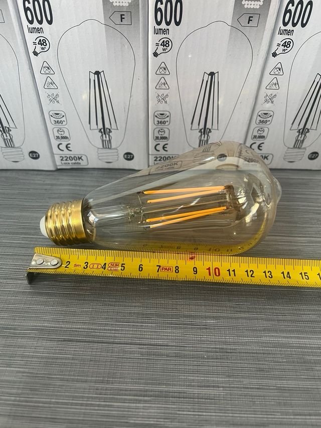 Set 4 Lampadine LED ExtraStar 6W 2200K Luce Calda