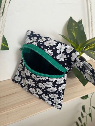 Portadocumenti/portamonete fantasia fiori