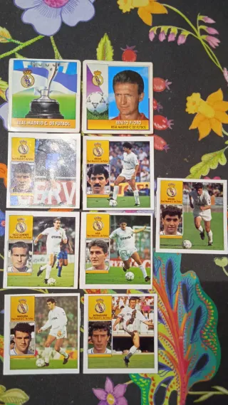 9 Cromos Real Madrid Liga Este 92-93