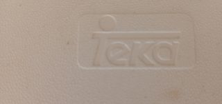 Fregadero doble blanco con grifo ósmosis. Teka