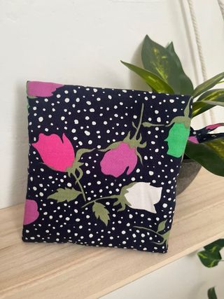 Portadocumenti/portamonete fantasia fiori