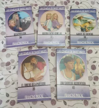 Libros Las gemelas de Sweet Valley lote 36-40