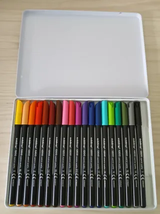 Rotuladores Edding 1200 (Set 19 colores)