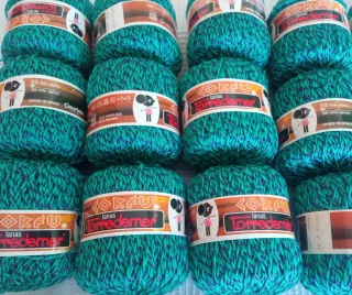 15 Ovillos hilo Torredemer Korfu verde