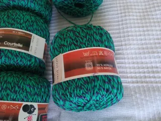 15 Ovillos hilo Torredemer Korfu verde