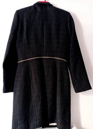 Abrigo Mango Negro Talla M
