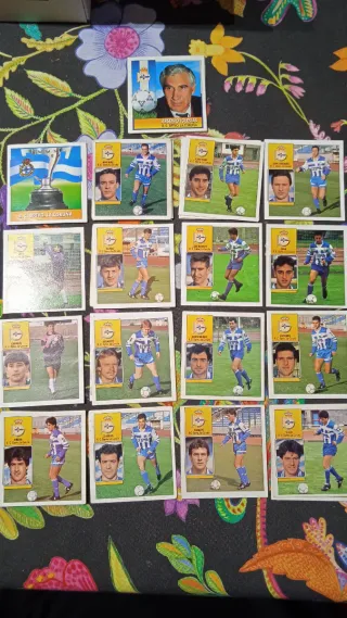17 Cromos RCD La Coruña Liga Este 92-93