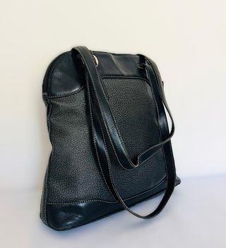 Borsa Borbonese Redwall Vintage Pelle Nera