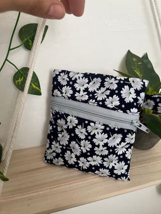 Portadocumenti/portamonete fantasia fiori