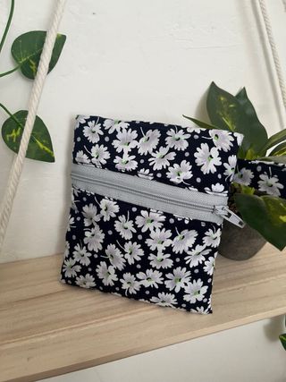 Portadocumenti/portamonete fantasia fiori