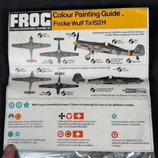 Modellino Frog 1/72 Focke Wulf Ta 152H