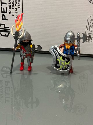 Lote Playmobil 2 vikingos