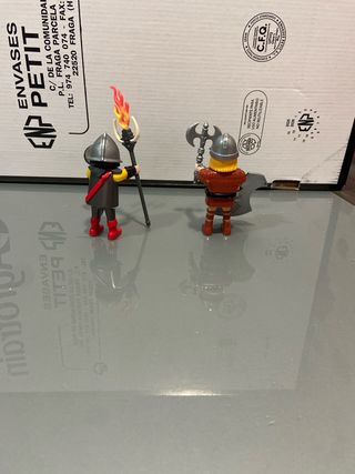 Lote Playmobil 2 vikingos