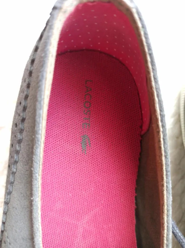 Bailarinas grises Lacoste