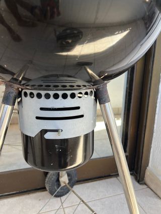 Barbacoa Carbón Portátil Negra