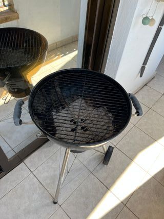 Barbacoa Carbón Portátil Negra