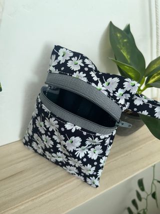 Portadocumenti/portamonete fantasia fiori