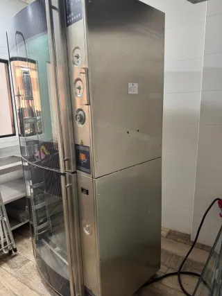 Asador de pollos doble cuerpo