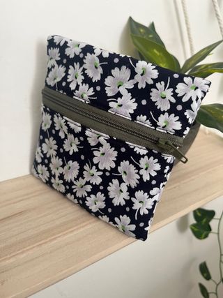 Portadocumenti/portamonete fantasia fiori