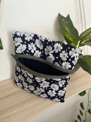 Portadocumenti/portamonete fantasia fiori