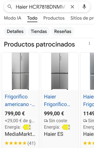 Haier HCR7818DNMM Frigorífico Americano