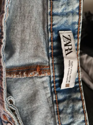 Falda pantalón Zara azul Talla M