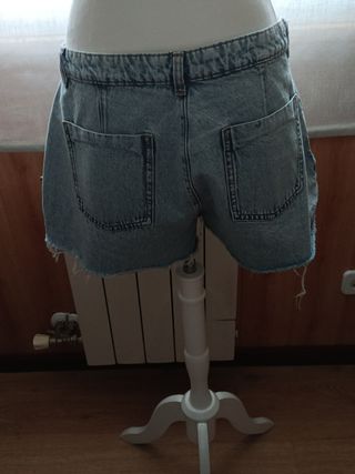 Falda pantalón Zara azul Talla M