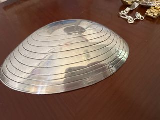 Concha antigua para joyas alpaca plata