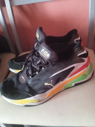 Zapatillas Puma Negras Multicolor