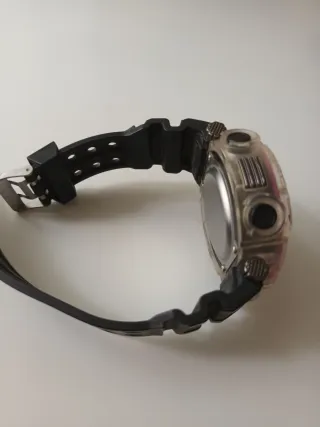 Reloj Digital Deportivo Rosa y Negro